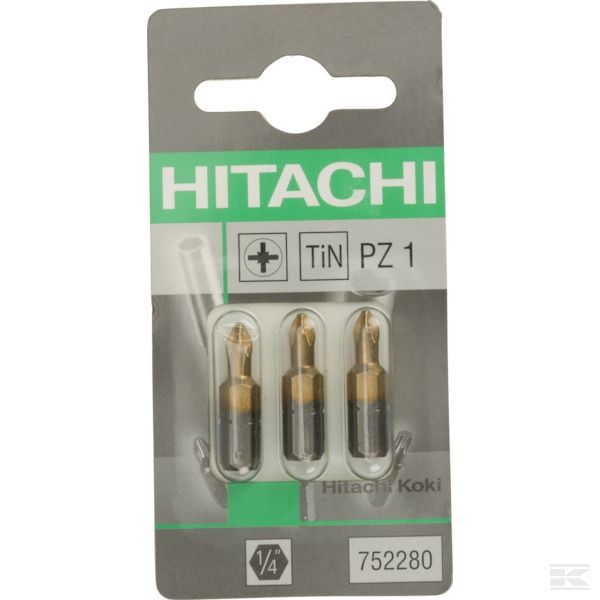 752280 +Bits 1/4 Pz 1-25mm Tin (3x)