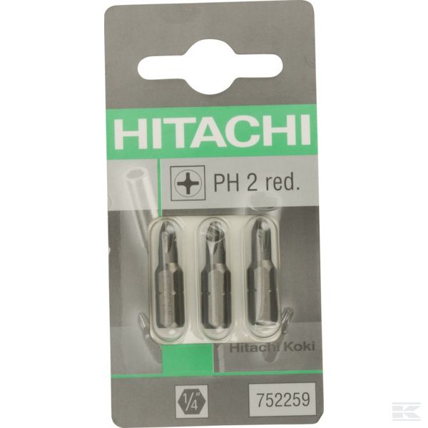 752259 +Bits 1/4 Ph 2 reduced head (3x)
