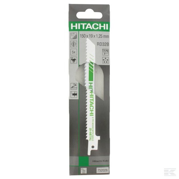 752026 +Keyhole saw blade Hitachi 5pcs