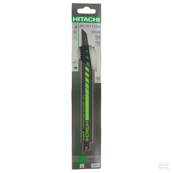752028 +Keyhole saw blade hitachi 3pcs