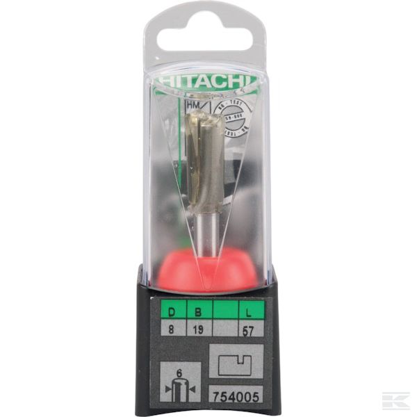754005 Фреза HM 8 мм, хвостовик 6 мм