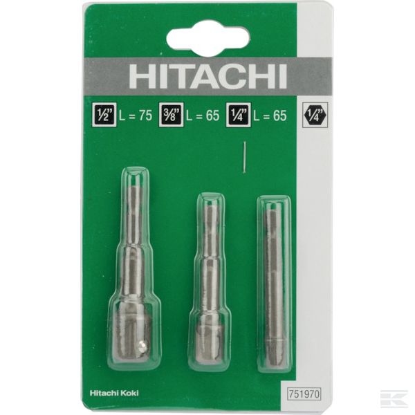 751970 +Adaptor Set 3-pcs 1/4"-3/8"-1/2"