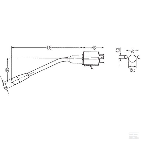 6BA001539001 Переключатель указателей поворота