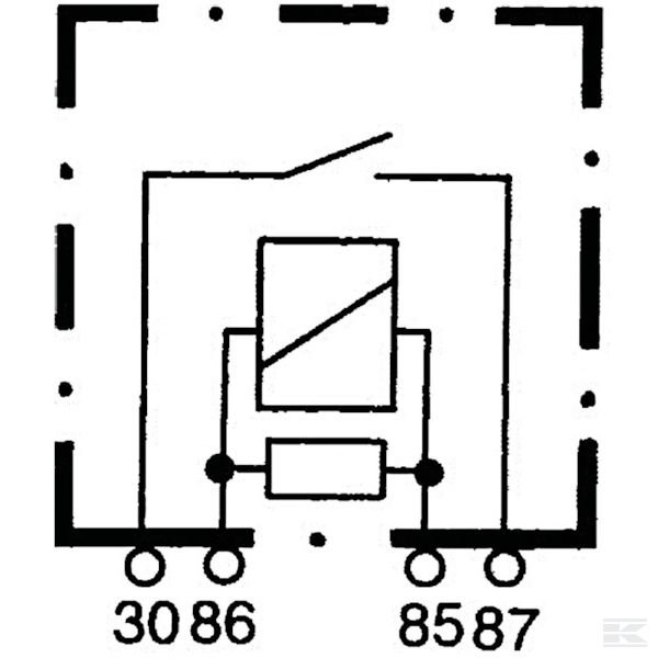 4RA007791021 Первичное реле 12 В 40 A