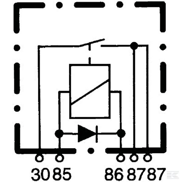 4RA933791091 Мини-реле 12 В 40 A