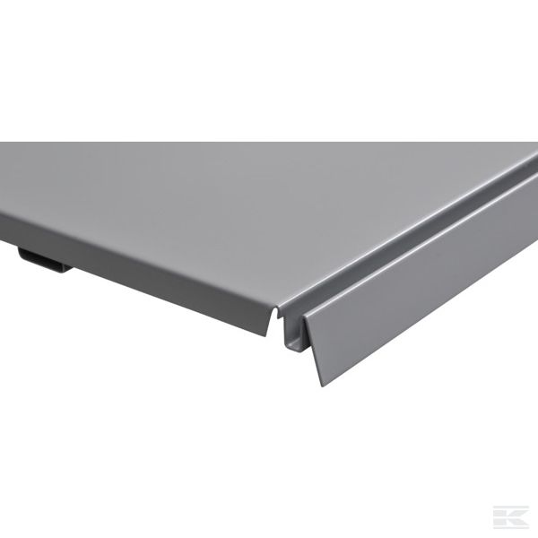 57241037X Полка 37x100 см, белая/алюм