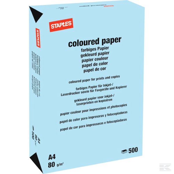 600308ST +Paper A4 Light Blue 500s