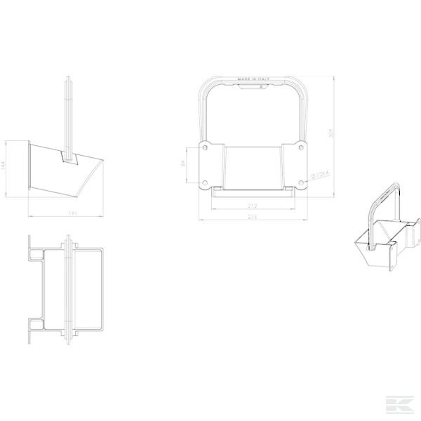 600040200 +Chock thermoplastic E36
