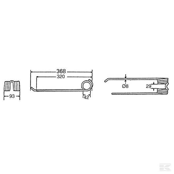 4102314860KR Стойка пружинная Lely