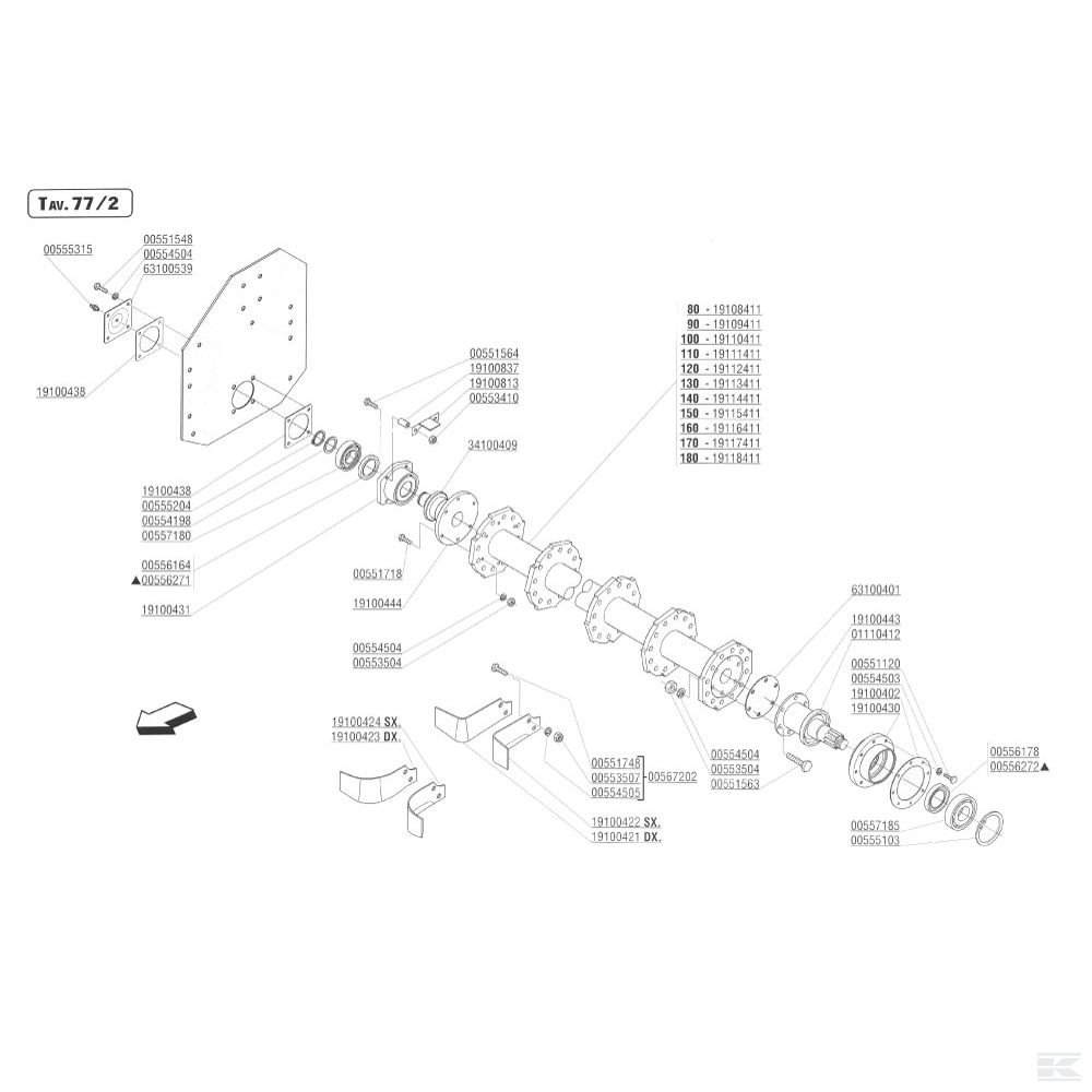 M01110412R Крышка пылезащитная B+NC