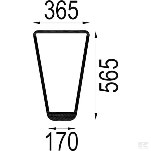 4386426N Лобовое стекло, нижняя часть