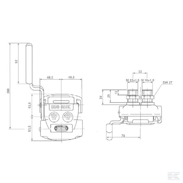 4528020090 Муфта быстродействующая Duo-Matic