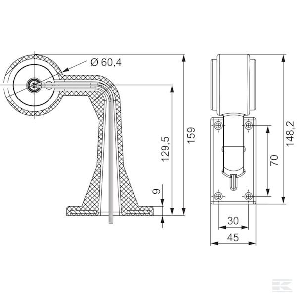 2XS357005031 Светод.стоян.фон.,перед.,задн.