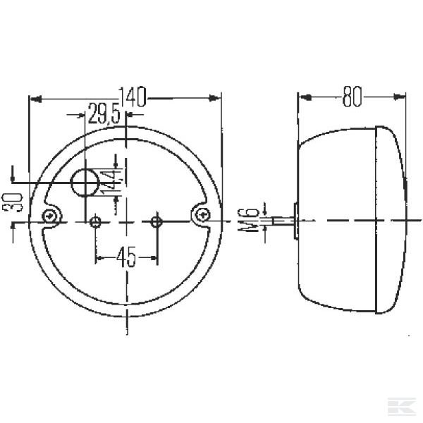 2SE001685221 Фонарь задний