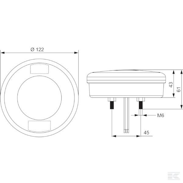 2SB357027011 Светод. задн. фон., стоп-сигн.