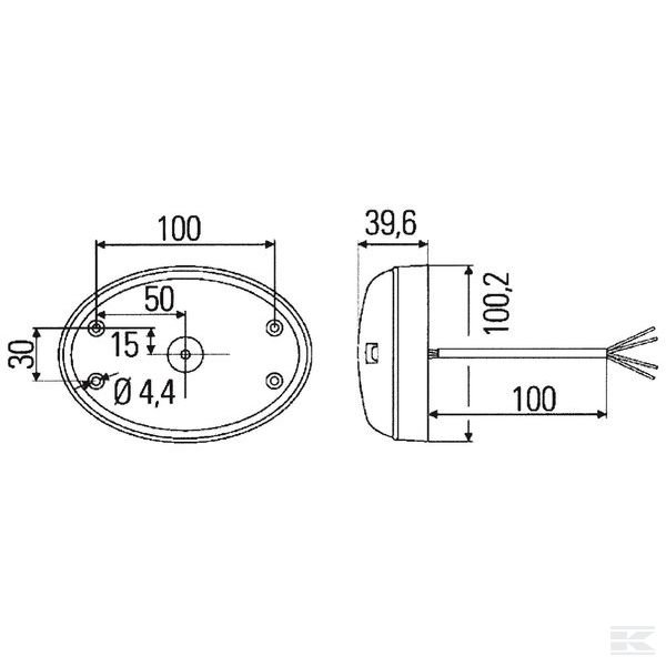 2SB343390091 Задний фонарь (стоп-сигнал) Ag