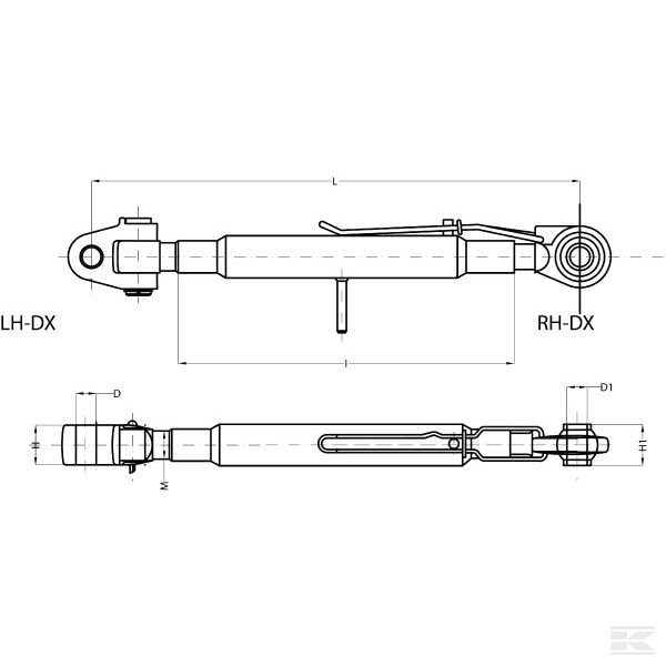 3PCGH3246 Верхняя тяга CBM