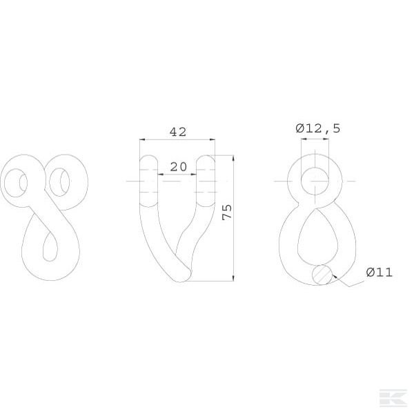 3003789 Шарнирный нож