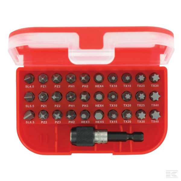 300001CAR Коробка для бит 1/4" 50 предмт