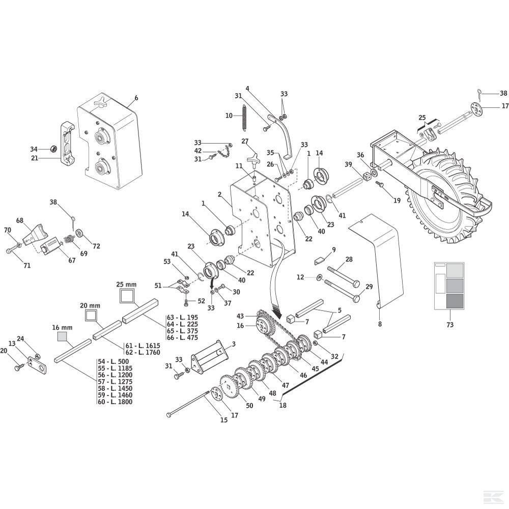 G22500098R Элемент Gaspardo