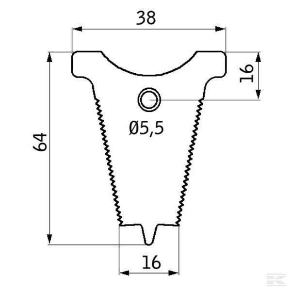 3213110 Пластина пальца Busatis