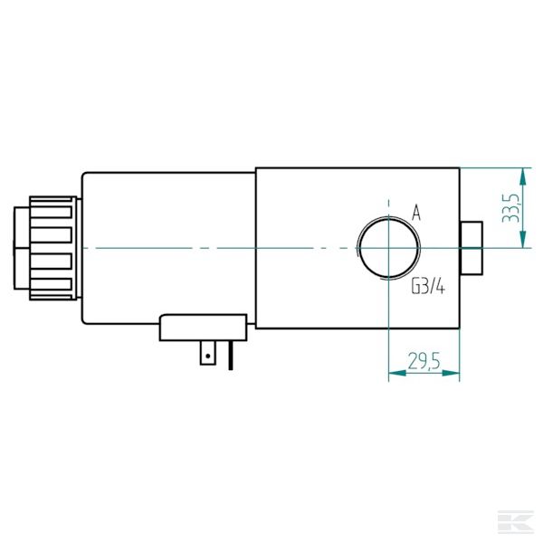 3212AK10143 +Control valve 3/2-3/4-12VDC