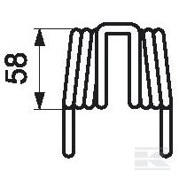 30340516502737 +Spring tine for rotary rake
