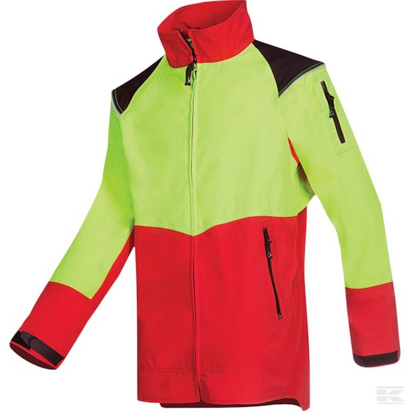 1XHK9072XL Рабочая куртка крас./жел. 2XL