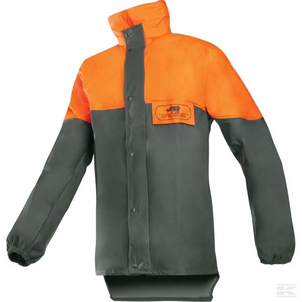 1SJ32XL Куртка-дождевик хаки/оранж.2XL