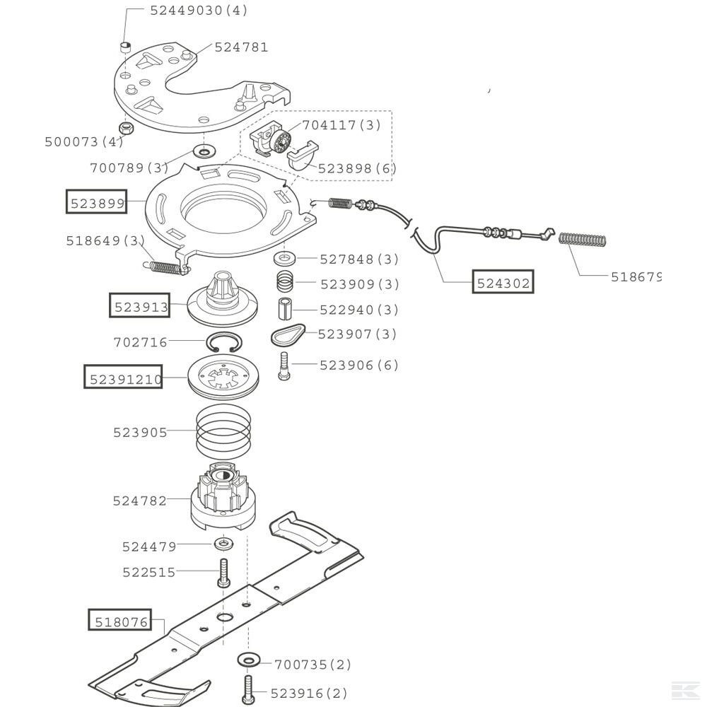 AK524781 Плита