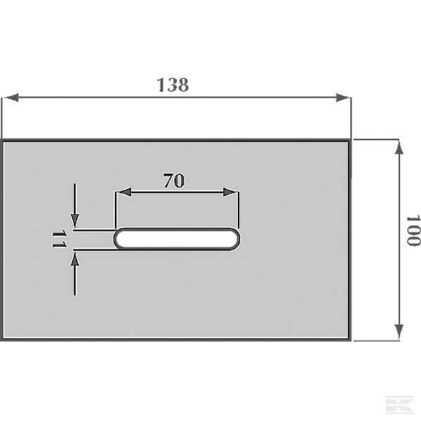 1163223040 Скребки 100x138mm Lely