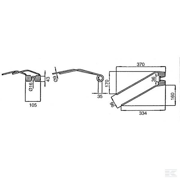 VF06229776KR Пружинные зубья пр. Deutz-Fahr