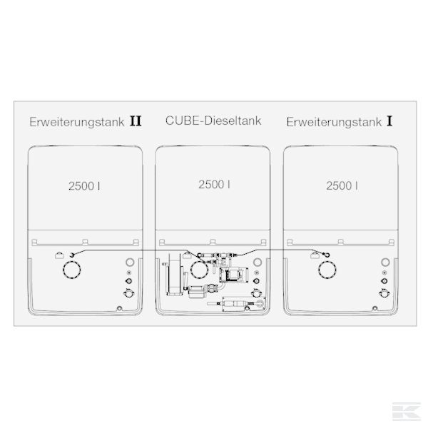 10545CEMO Расш.II бака диз.топ.CUBE2500л