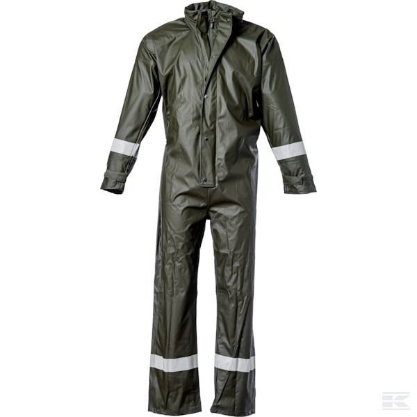 196182325046 Комбинезон дождевик, зеленый, 46 / XS