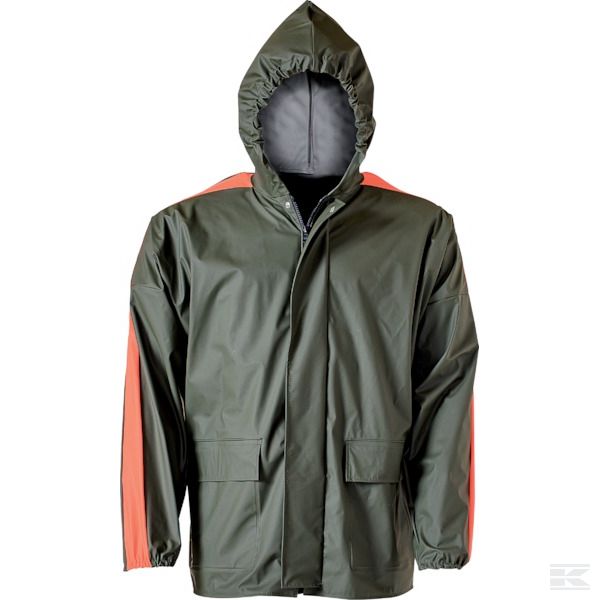 196184025XL +Rain jacket PU Green XL