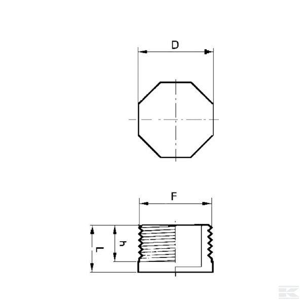 215001 Колпачок AG 1/4"