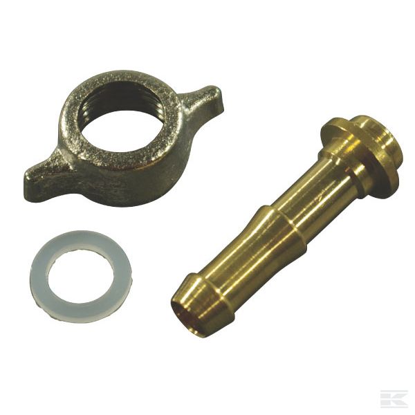 1626047 Патрубок для подключения шланга длинный 10 мм x 1/2"