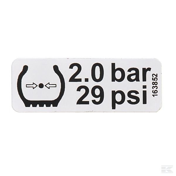 163852 Наклейка «2,0 бар» Fella