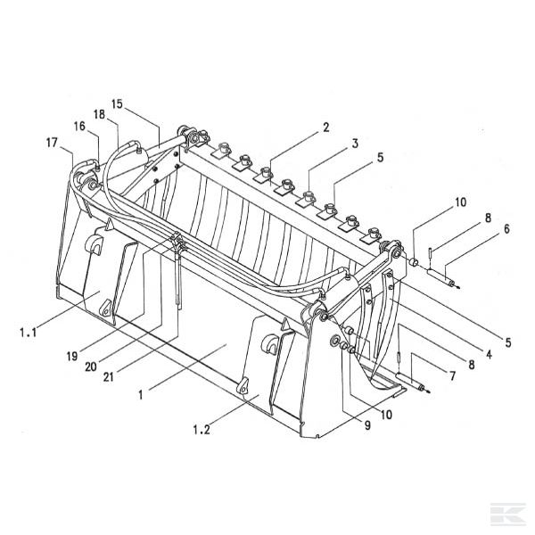 0205861 Соединит. уголок 12LM18x1,5