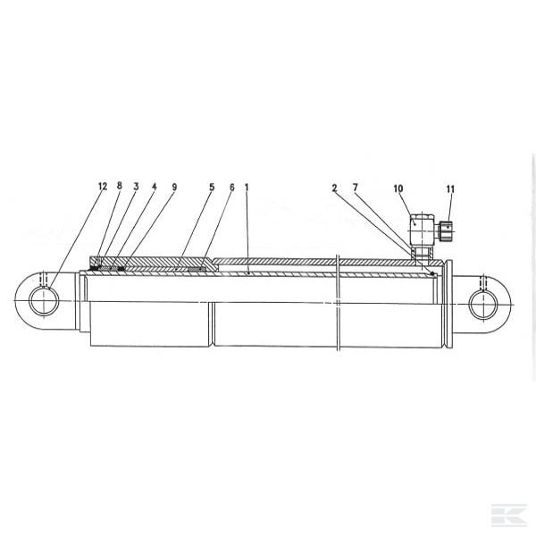 0453570 Уплотнение штанги 70x80x7