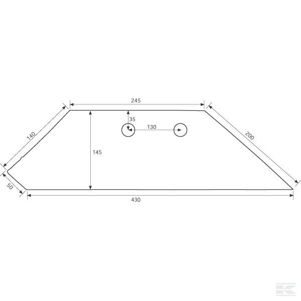 41659460009 Лемех XL