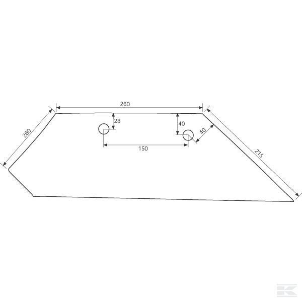 41658538309 Сошник пр. 16" V