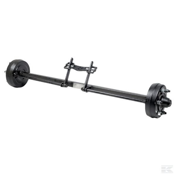1253A50JA6DA1650 +Axle with brake 250 x 60, L-1