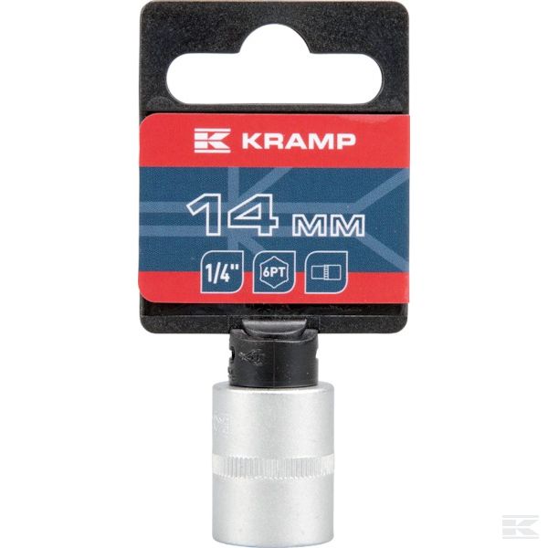18060060140KR Головка 1/4", 6-точечная 14 мм