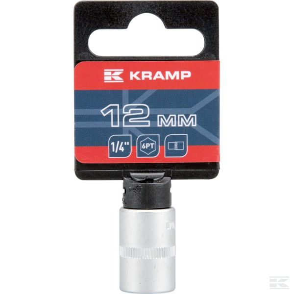 18060060120KR Головка 1/4", 6-точечная 12 мм
