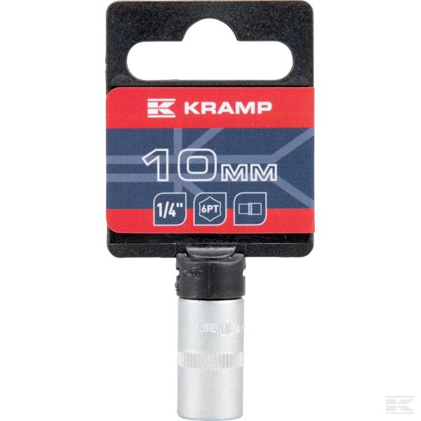 18060060100KR Головка 1/4", 6-точечная 10 мм
