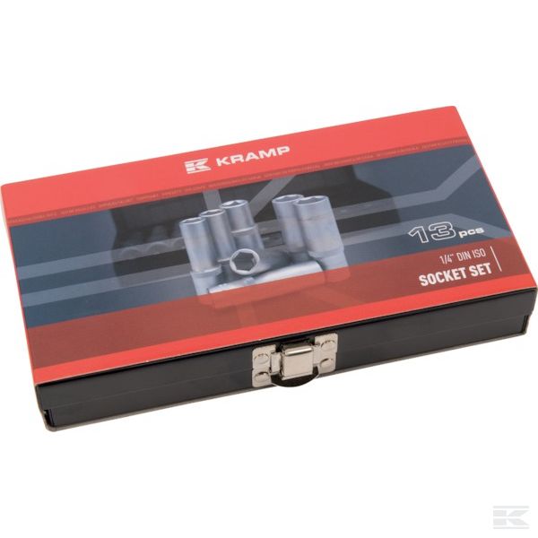 1804922013KR Набор головок 1/4", 6-точечн., 13 шт.