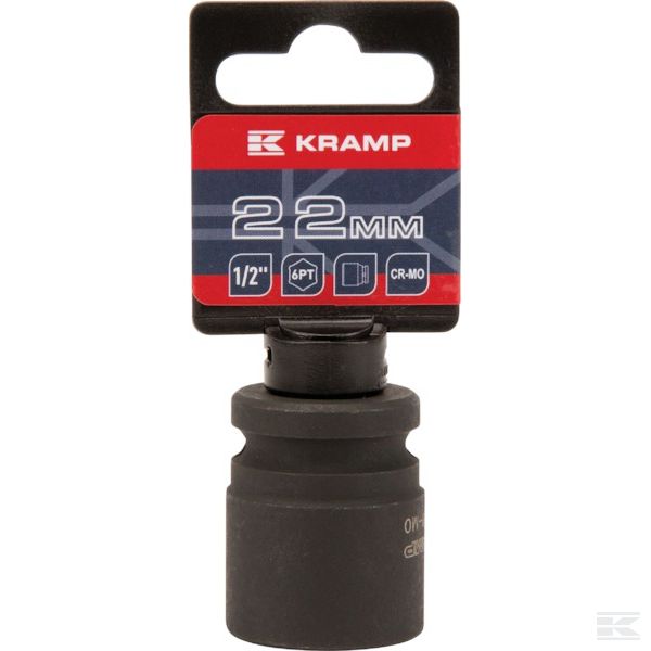 1803524622KR Ударная головка 1/2" 22 мм