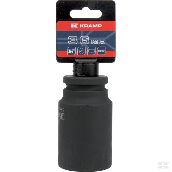 1803546636KR Длинная ударная головка 3/4" 36 мм