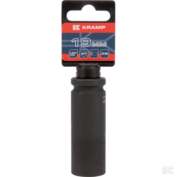 1803544619KR Длинная ударная головка 1/2" 19 мм
